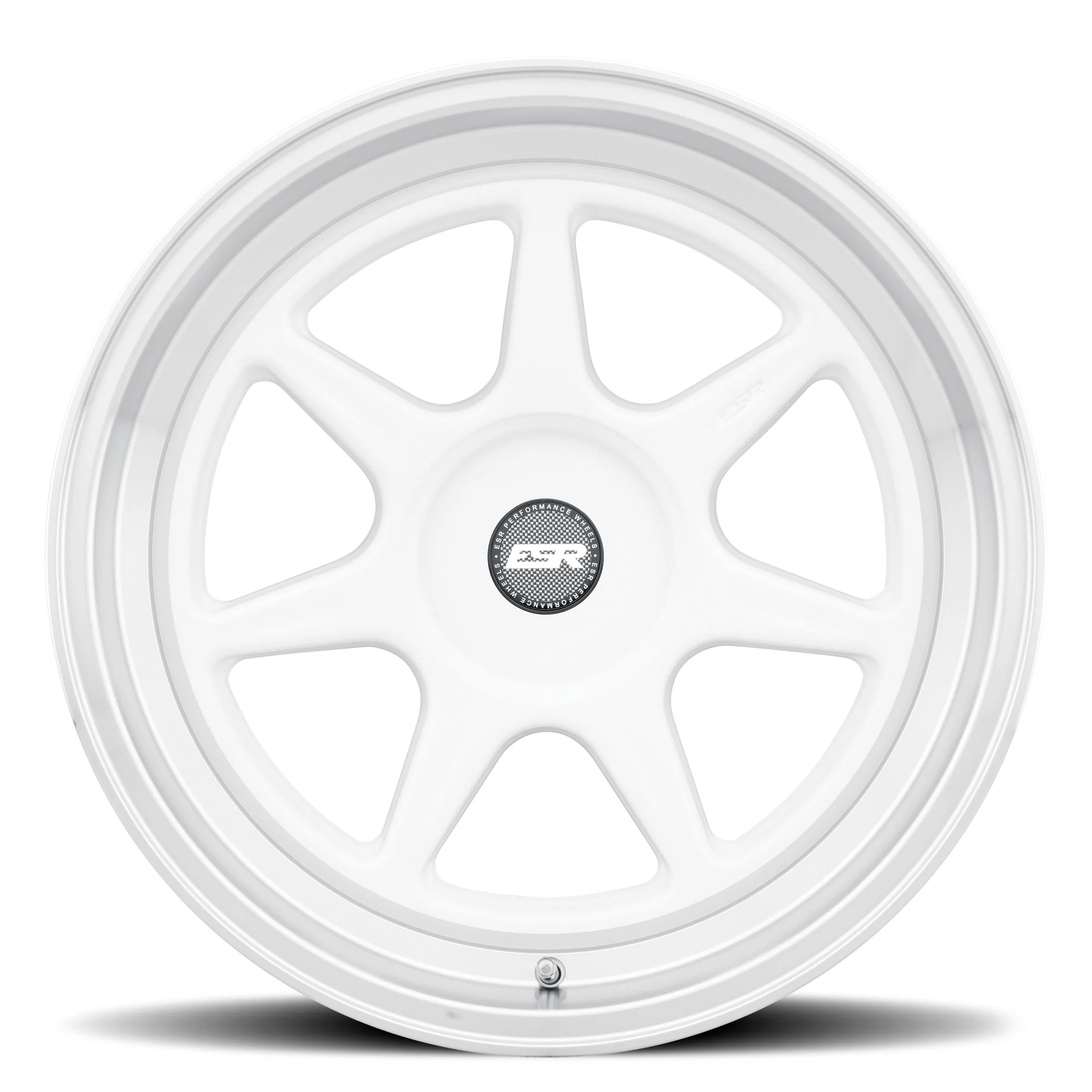 CR7 Gloss White- 18x10.5 +22 5x114.3 72.6 - Image 3